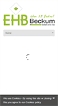 Mobile Screenshot of ehb-beckum.de