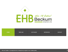 Tablet Screenshot of ehb-beckum.de